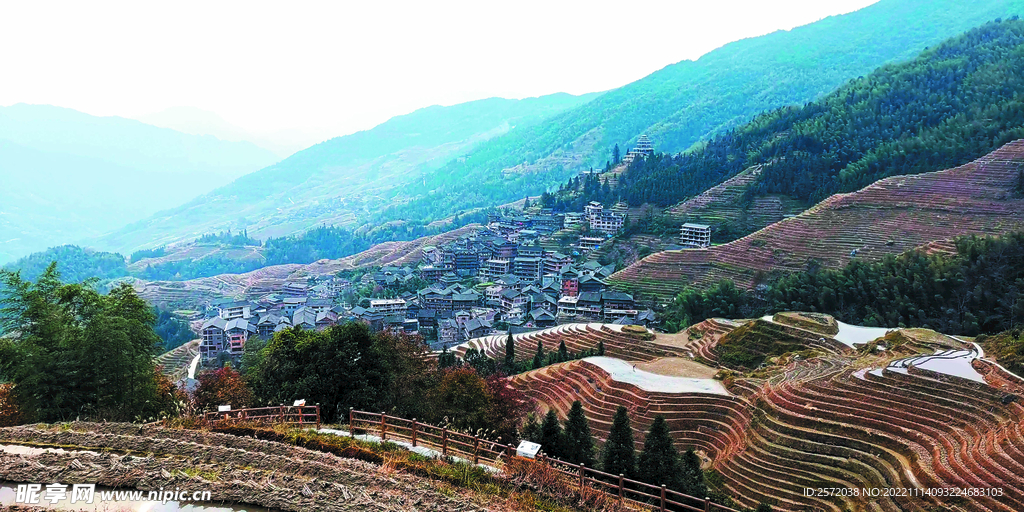 龙胜龙脊梯田风光