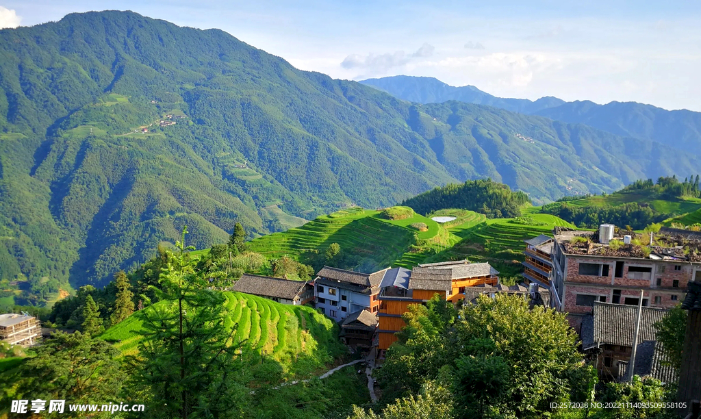龙胜龙脊梯田风光