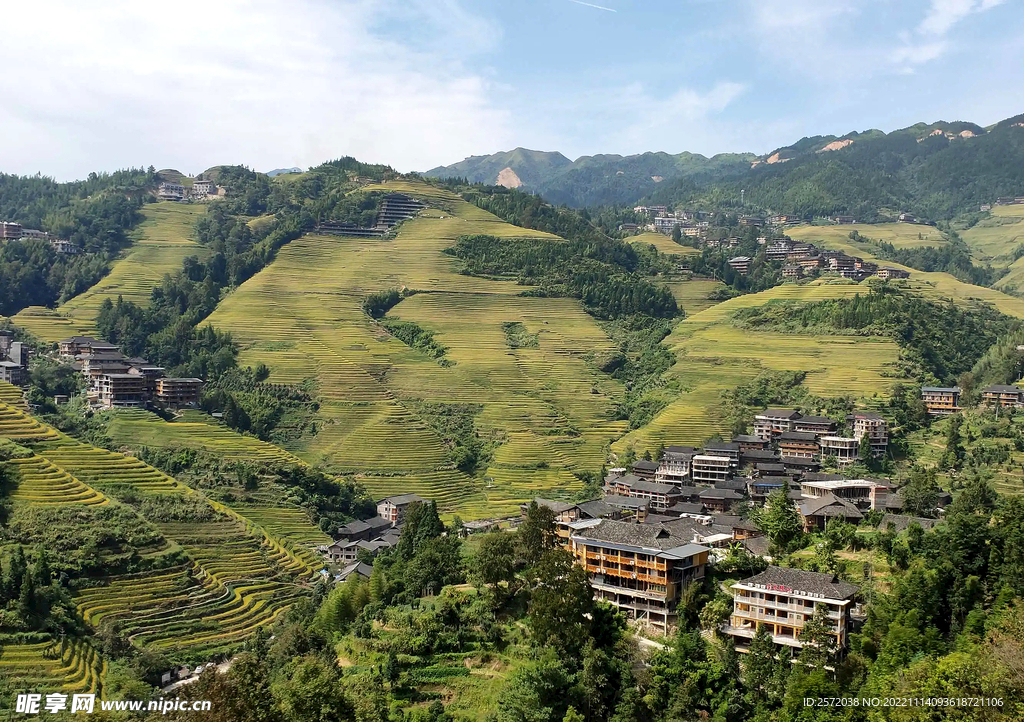 龙胜龙脊梯田风光