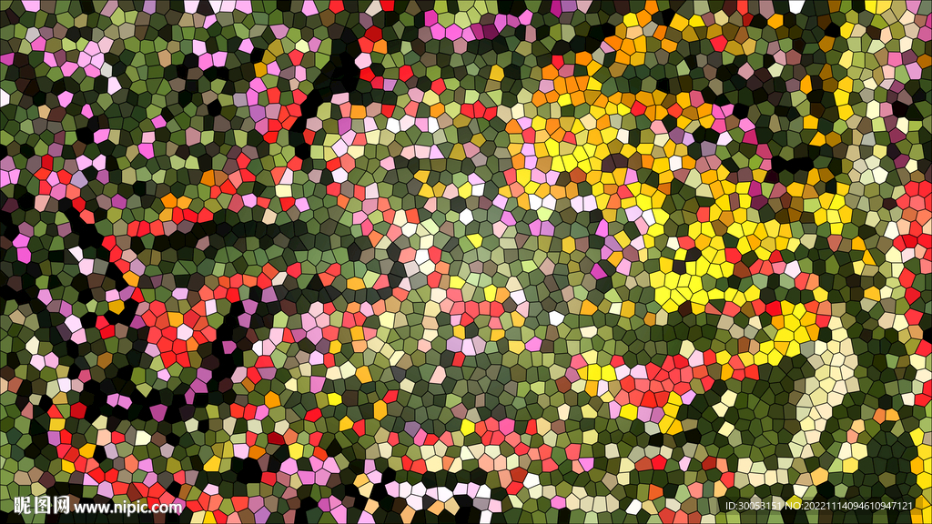 玻璃拼贴图案