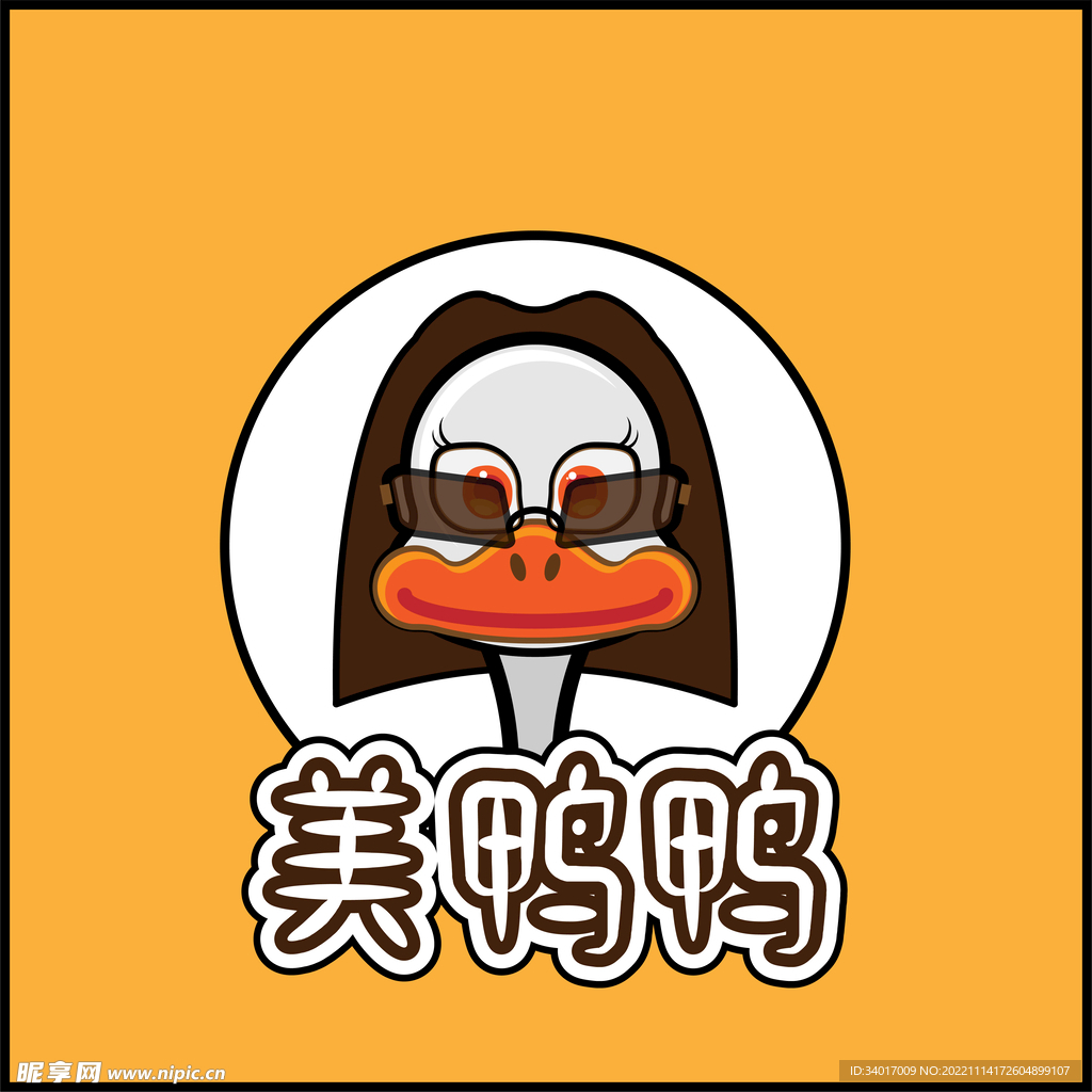 鸭子logo