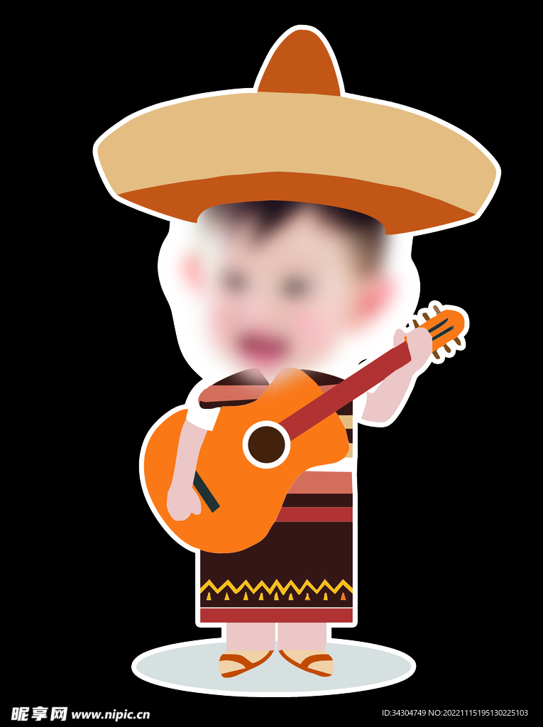 森系印弟安宝宝宴迎宾牌