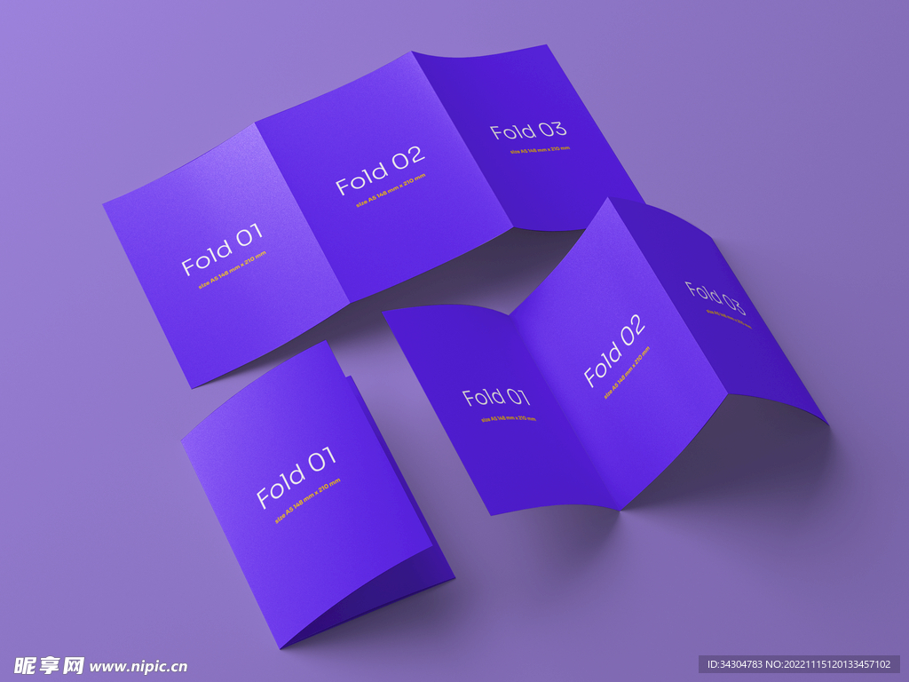 三折页样机