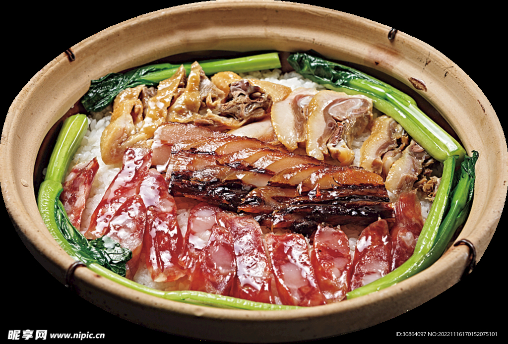 腊肠煲仔饭