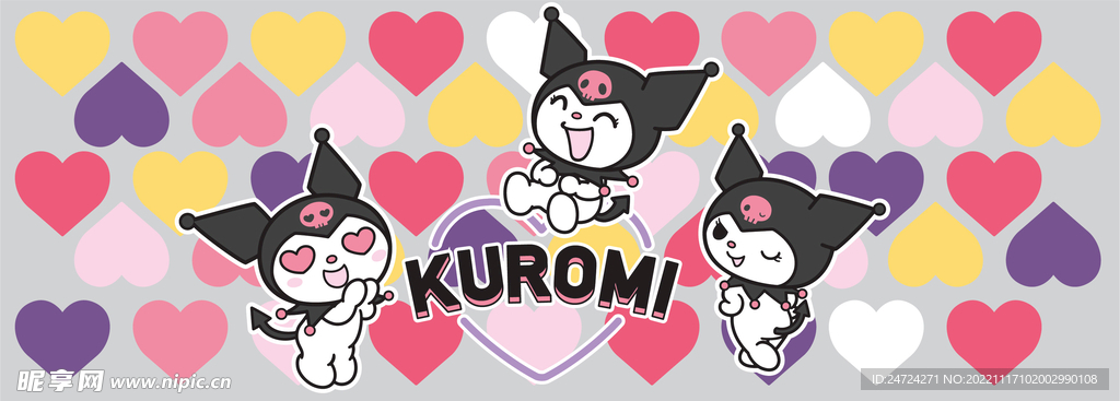 卡通恶魔小猫设计