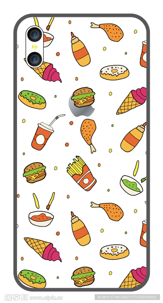 创意手机壳 水彩花纹 彩绘图案