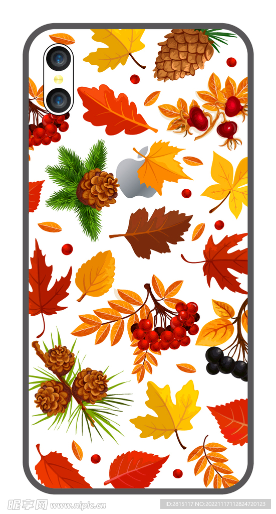 创意手机壳 水彩花纹 彩绘图案