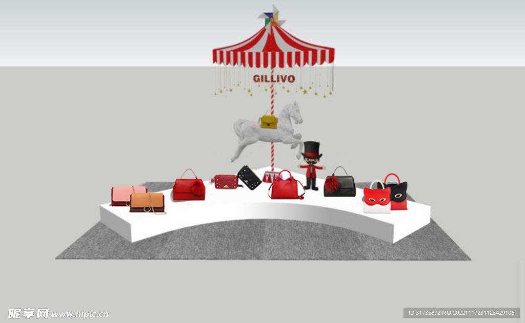 旋转木马DP/橱窗陈列设计