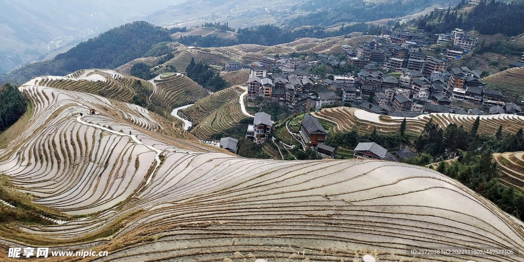 龙胜龙脊梯田风光