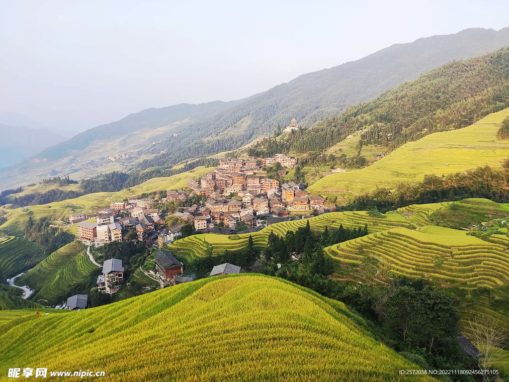 龙胜龙脊梯田风光