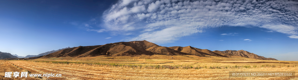 青海门源风光全景图