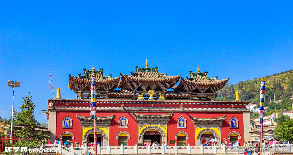 青海塔尔寺美景