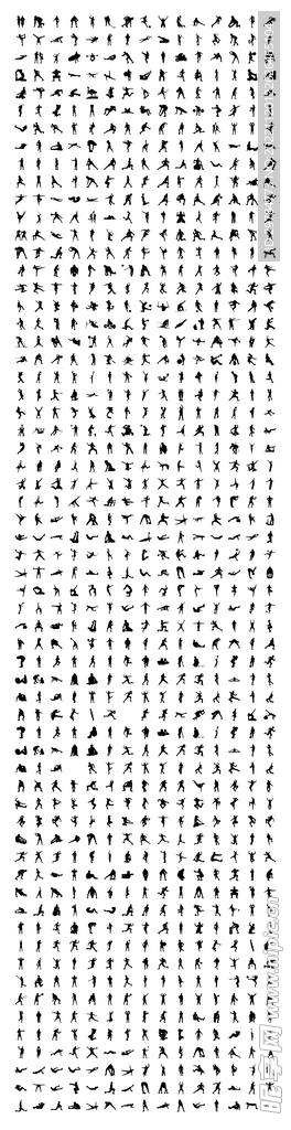 运动人物剪影大全