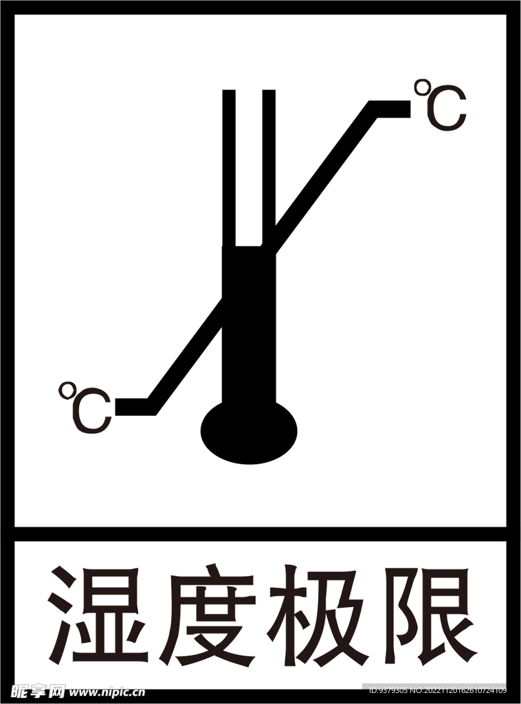湿度极限标识