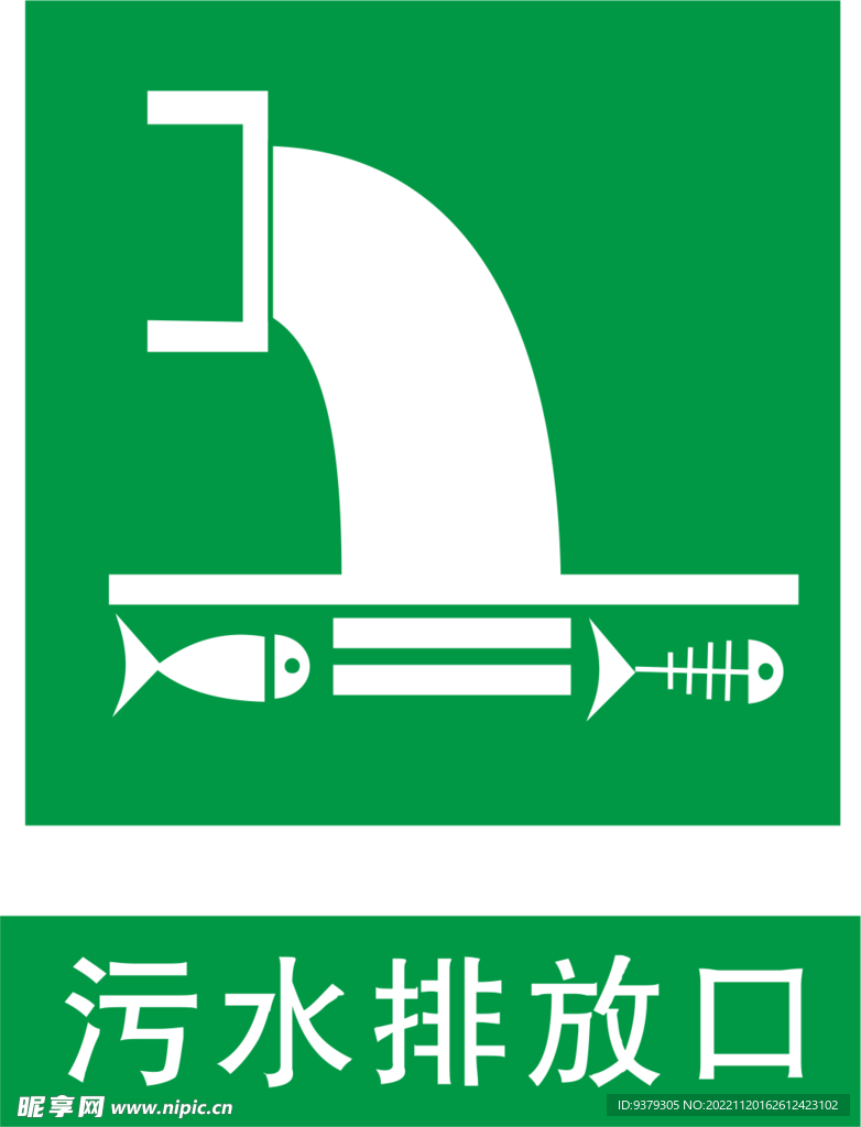 排水排放口标识
