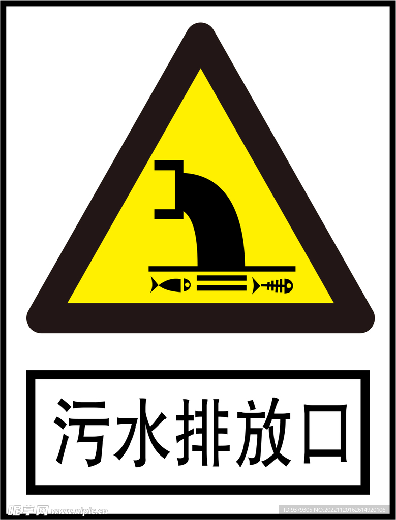 污水排放口标识