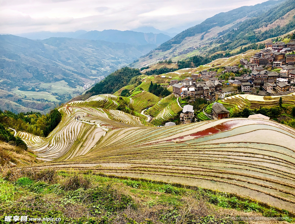 龙胜龙脊梯田风光