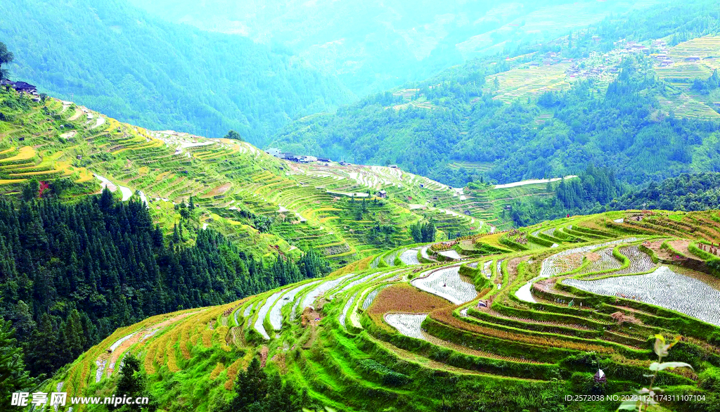 从江加榜梯田风光