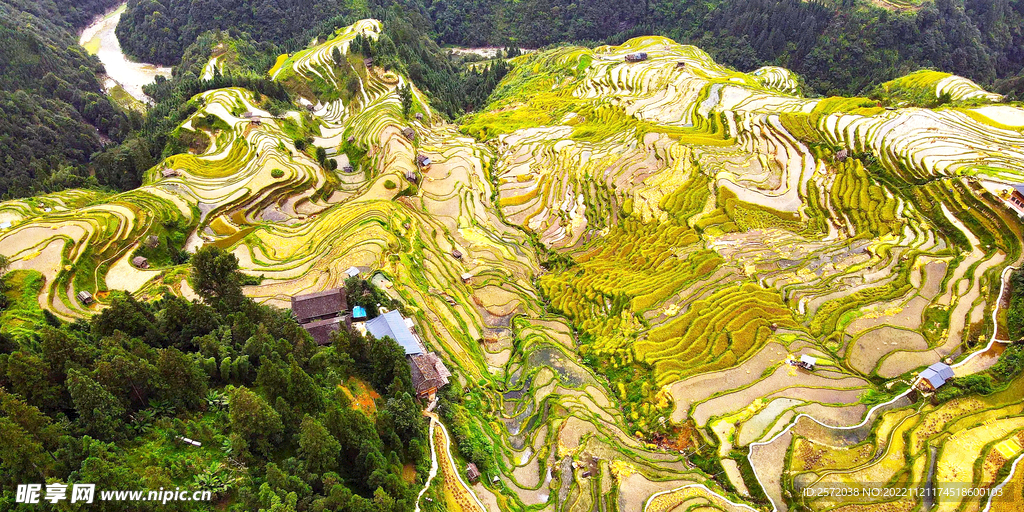从江加榜梯田风光