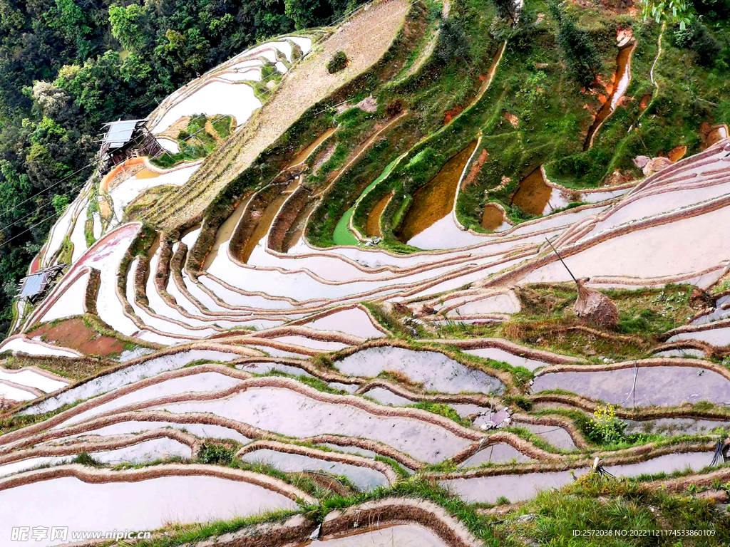 从江加榜梯田风光