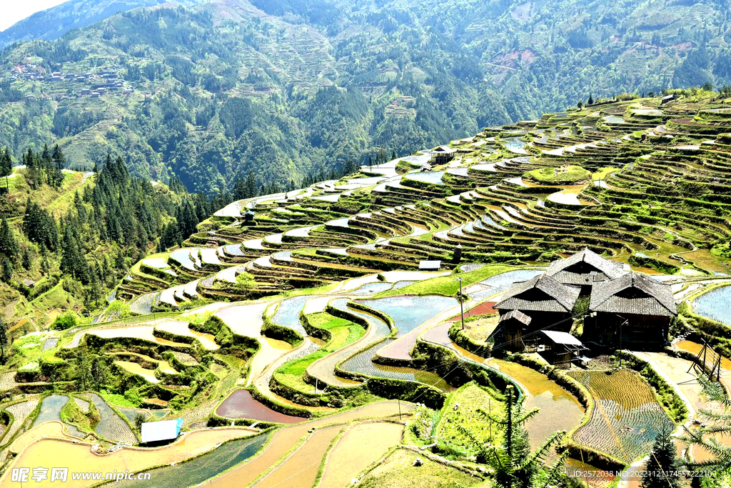 从江加榜梯田风光