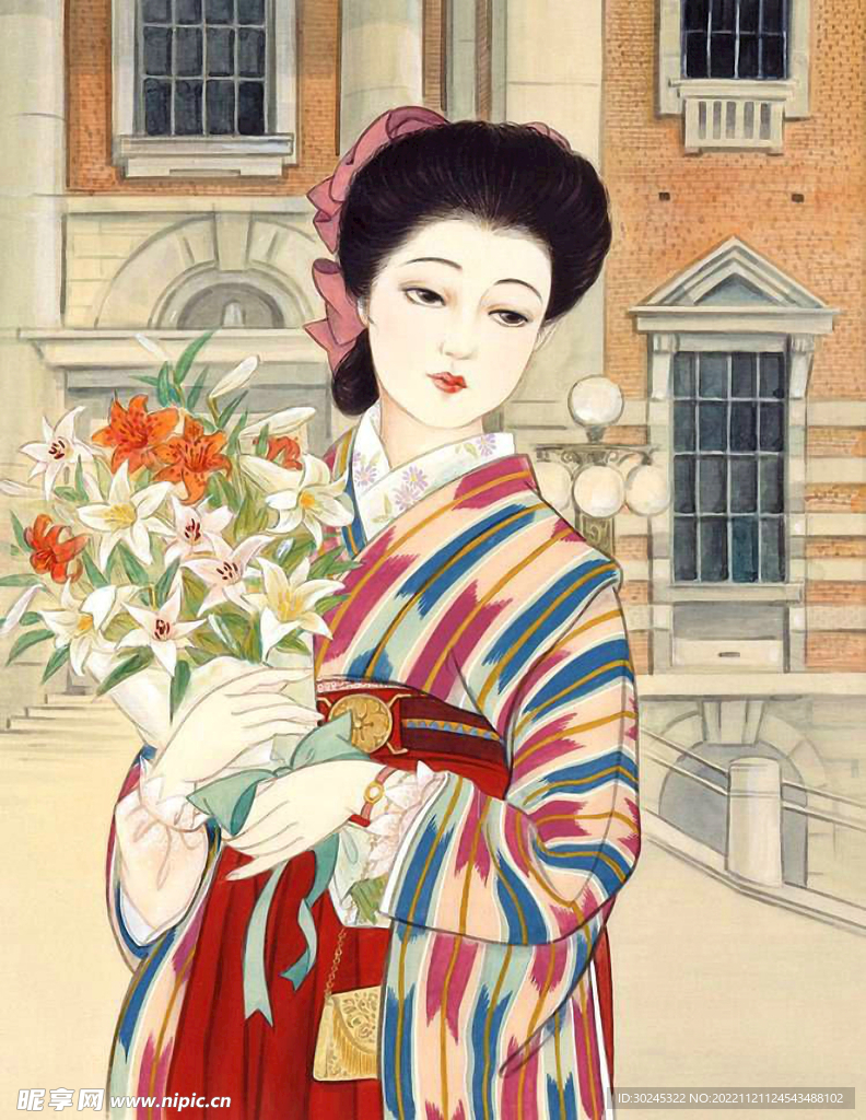 高畠华宵浮世绘