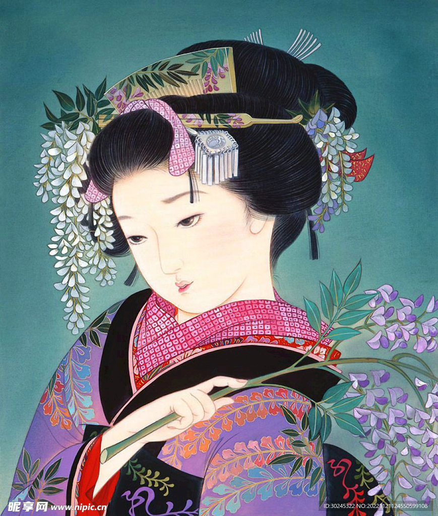 高畠华宵浮世绘