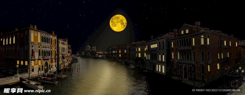 夜晚威尼斯