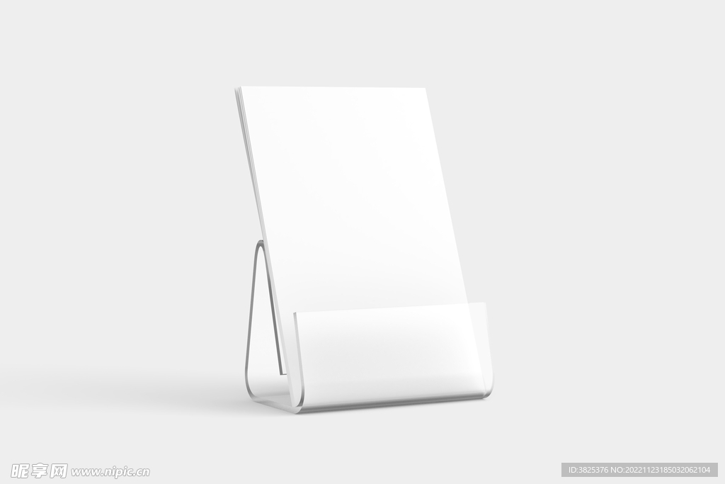 桌面竖立台历样机模板