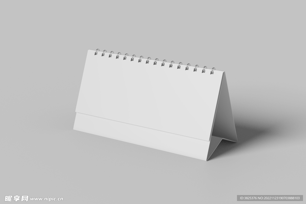 桌面横向台历样机模板