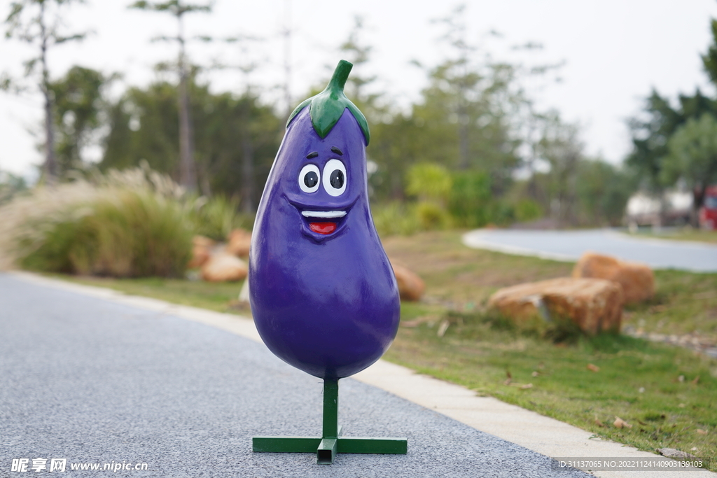 卡通蔬菜水果雕塑