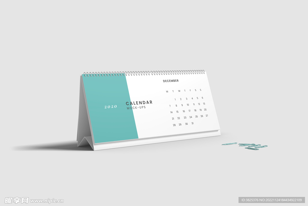 桌面台历样机模板