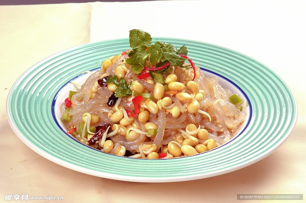 小豆芽拌粉条