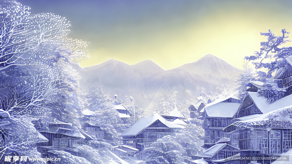 二十四节气之小雪风景