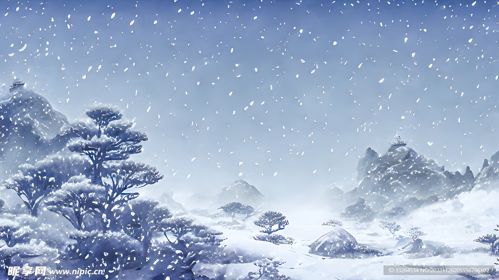 二十四节气之小雪风景