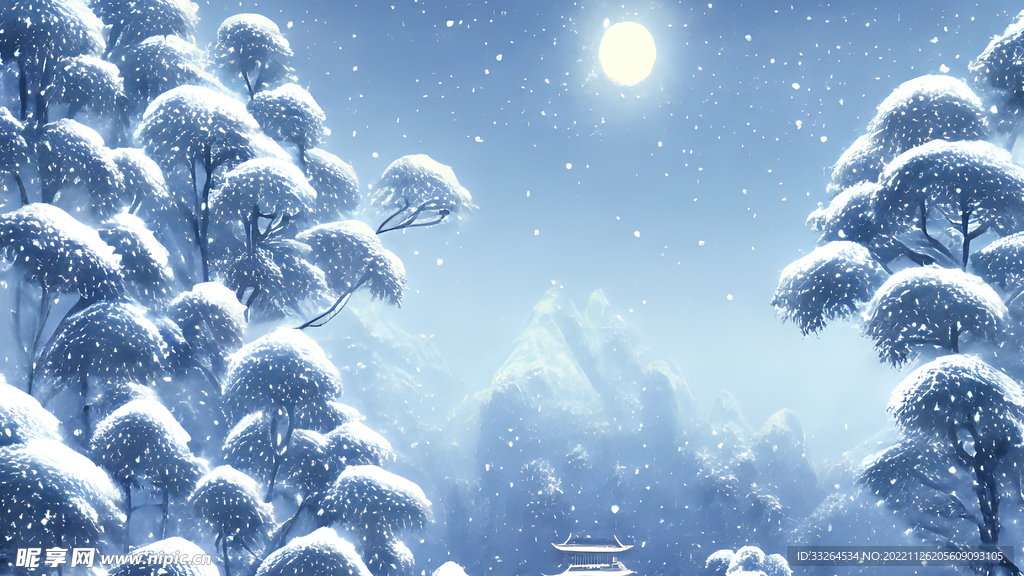 二十四节气之小雪风景