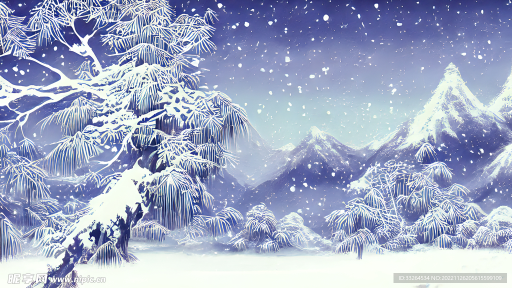 二十四节气之小雪风景