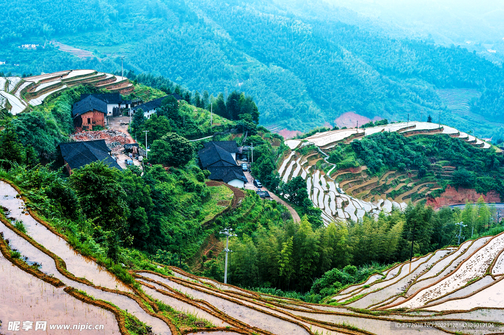崇义上堡梯田风光