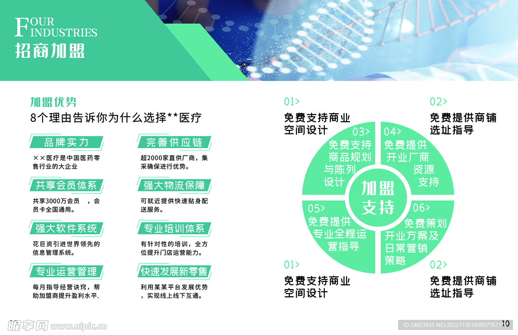 企业科技宣传画册招商加盟