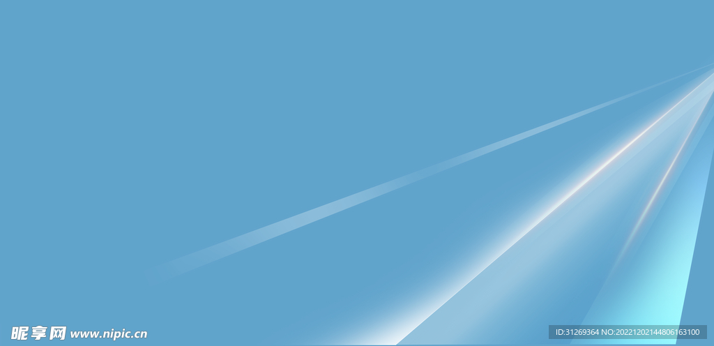 蓝色背景放射元素光