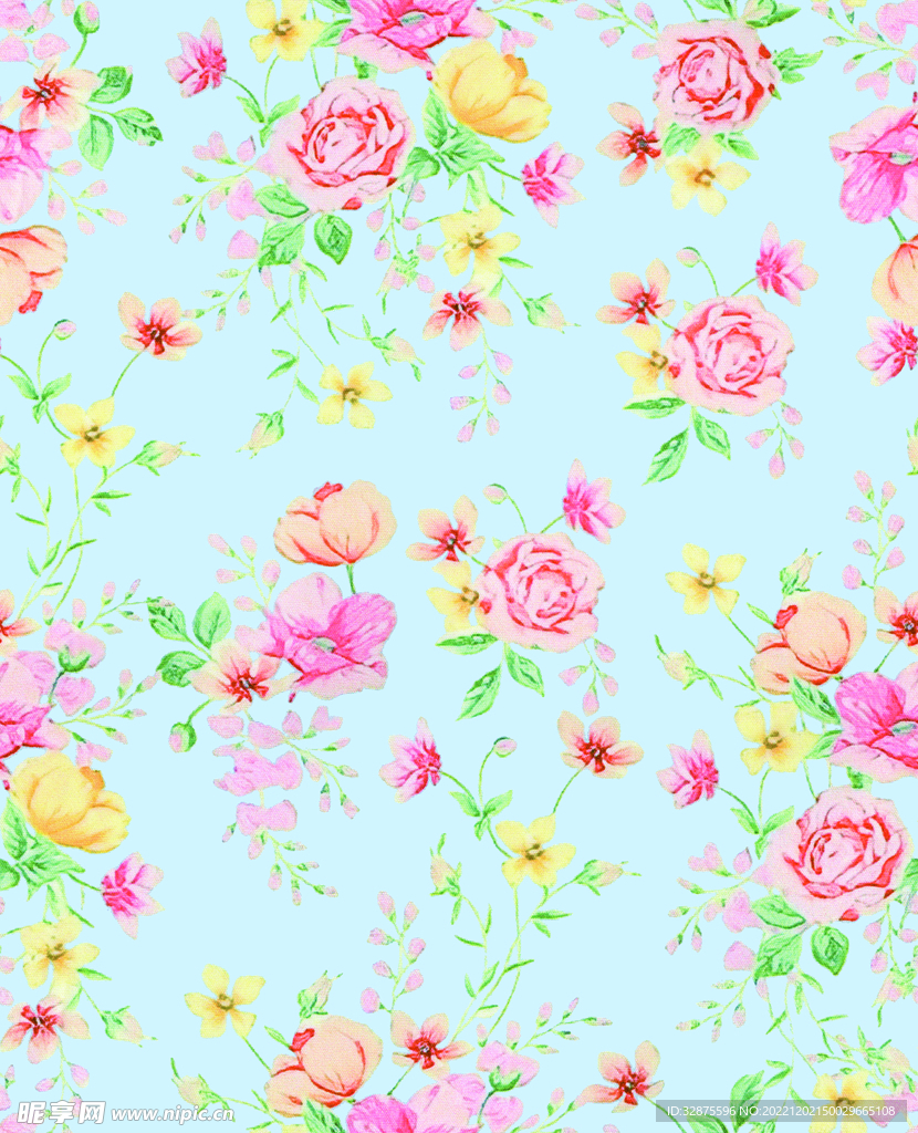 碎花 花卉 大牌