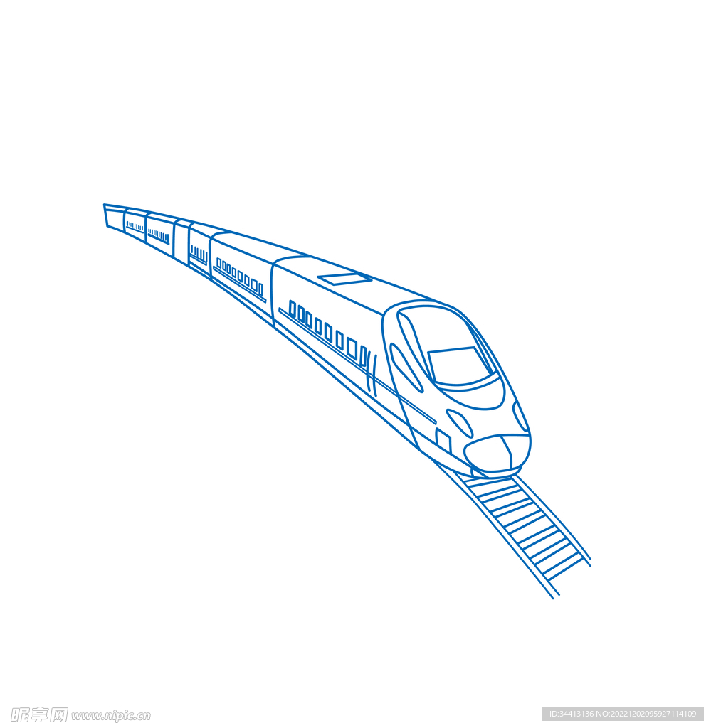 高铁动车矢量