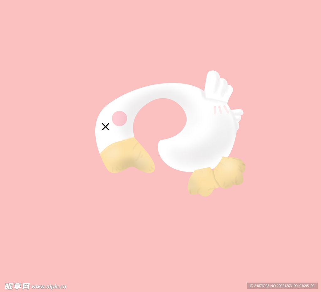 天鹅形状U型枕头