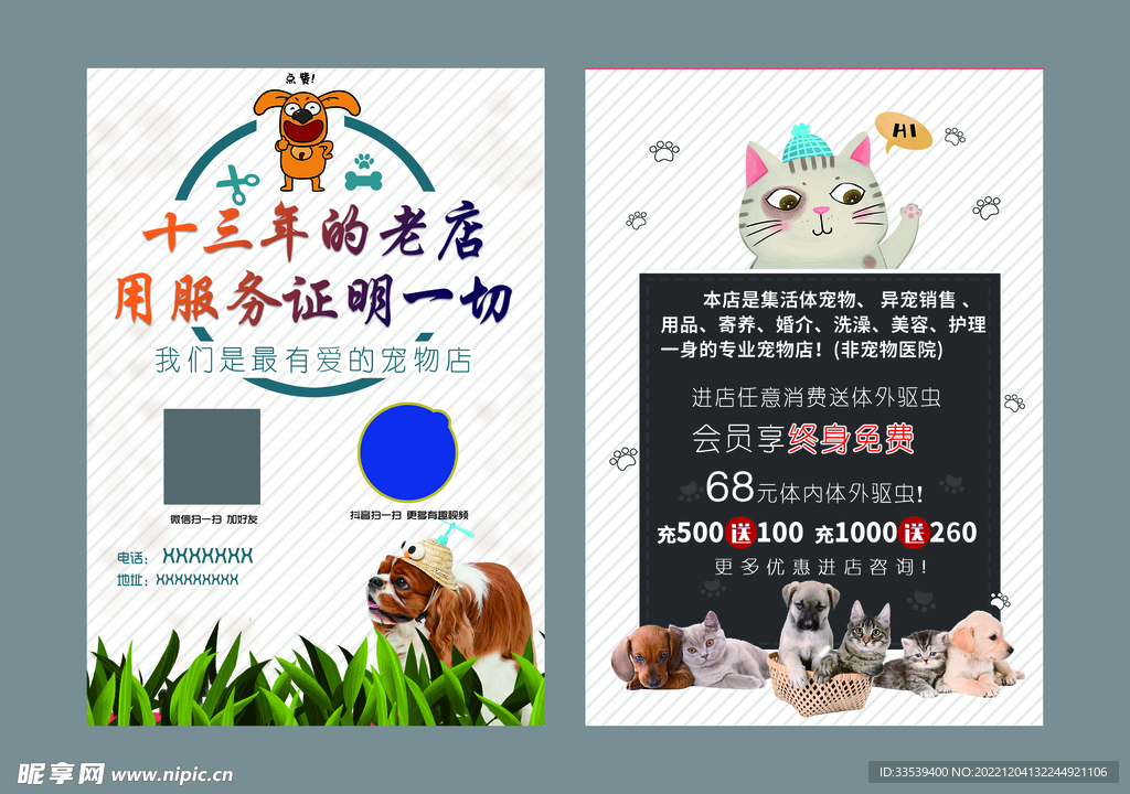 宠物店海报 