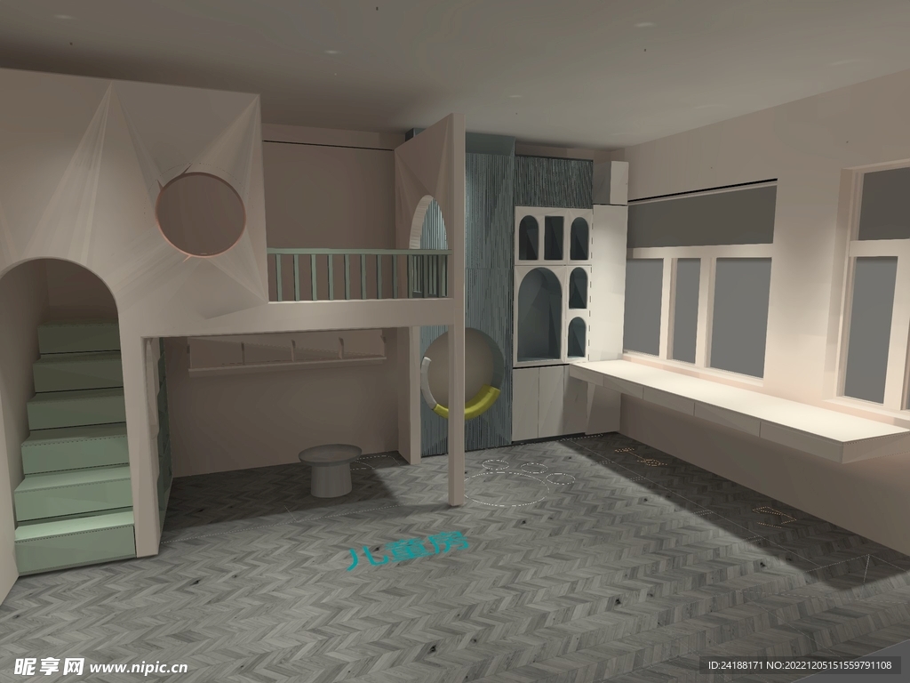 灯光模拟 无主灯出光效果   