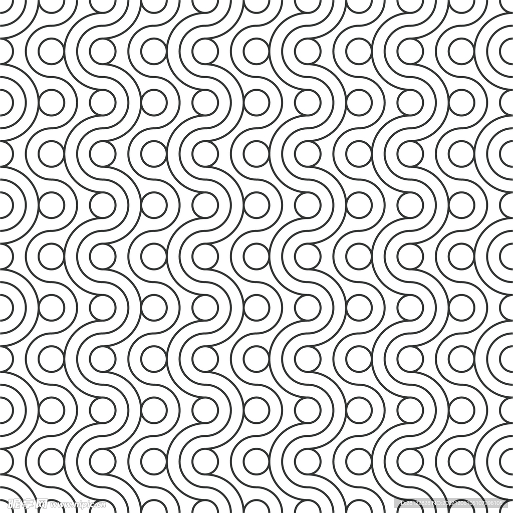 波浪底纹 圆形底纹