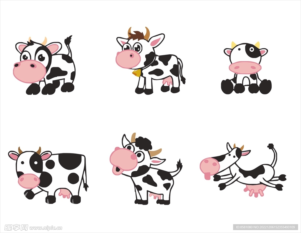 奶牛插图