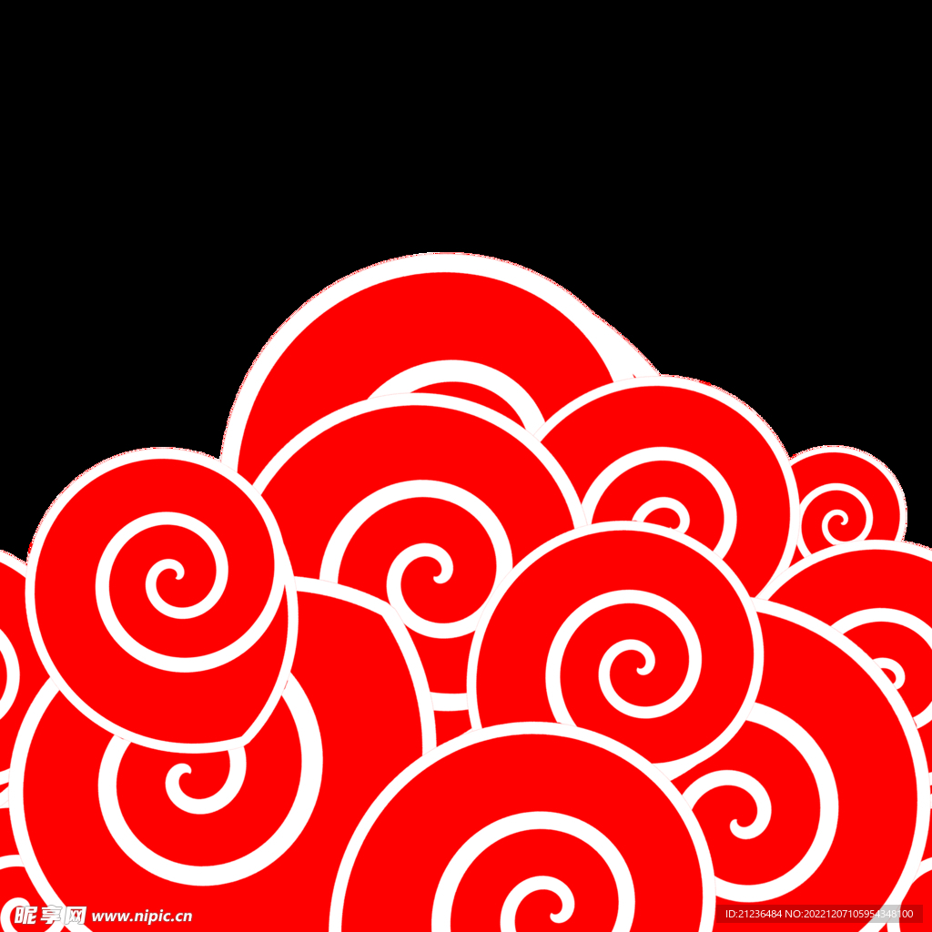 二方连续 祥云图案