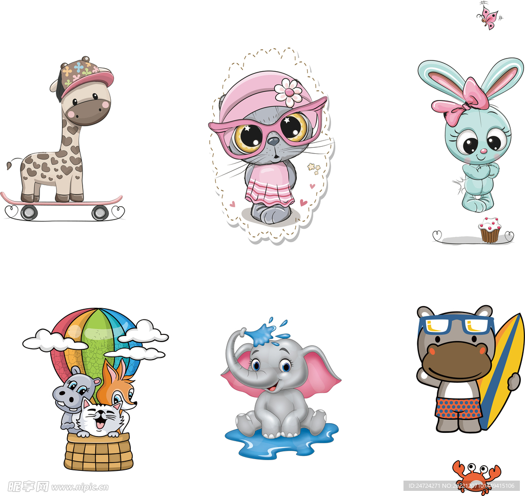 卡通动物