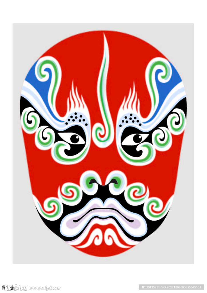 陈奇 脸谱 京剧